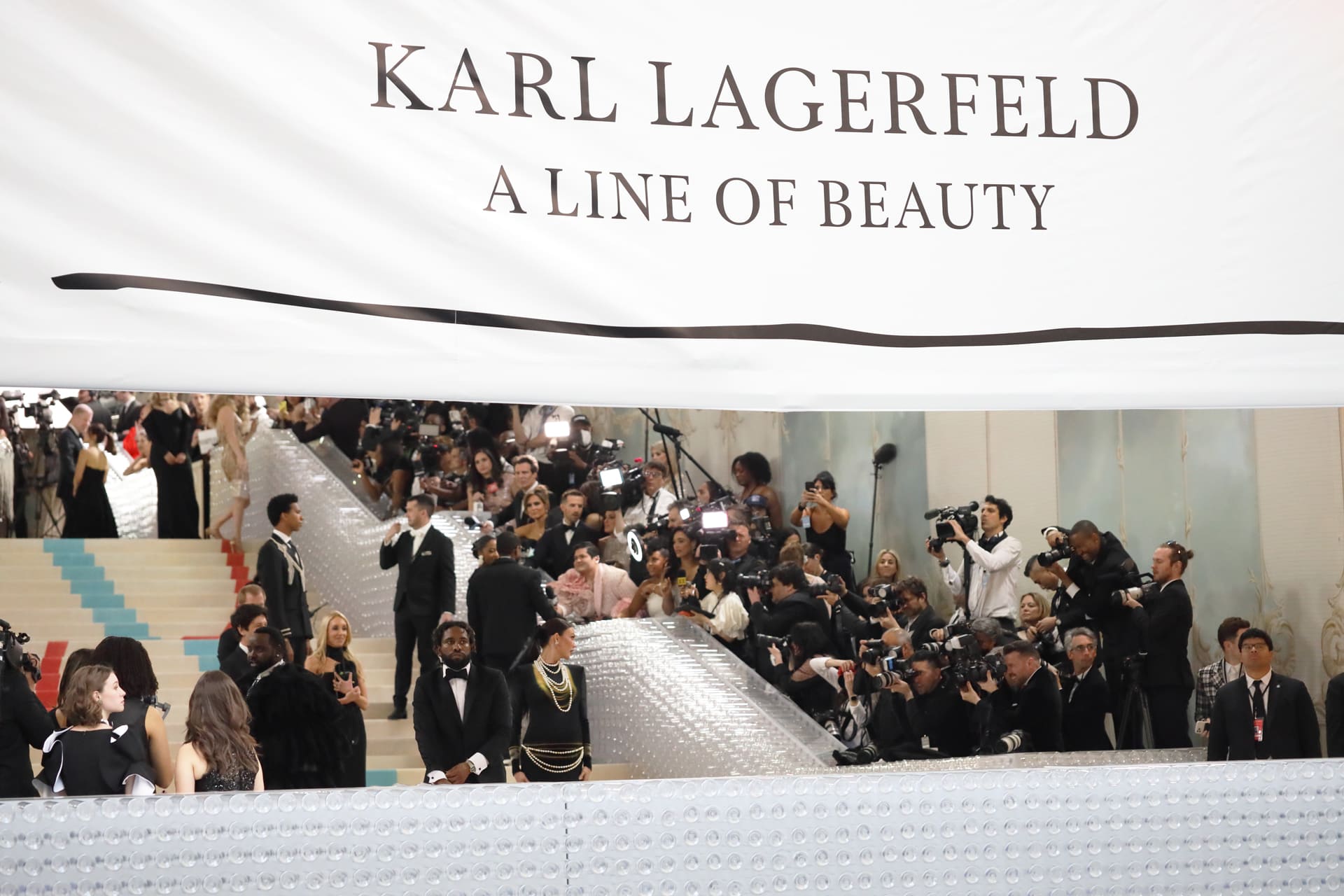 karl lagerfeld a line of beauty met gala 2023